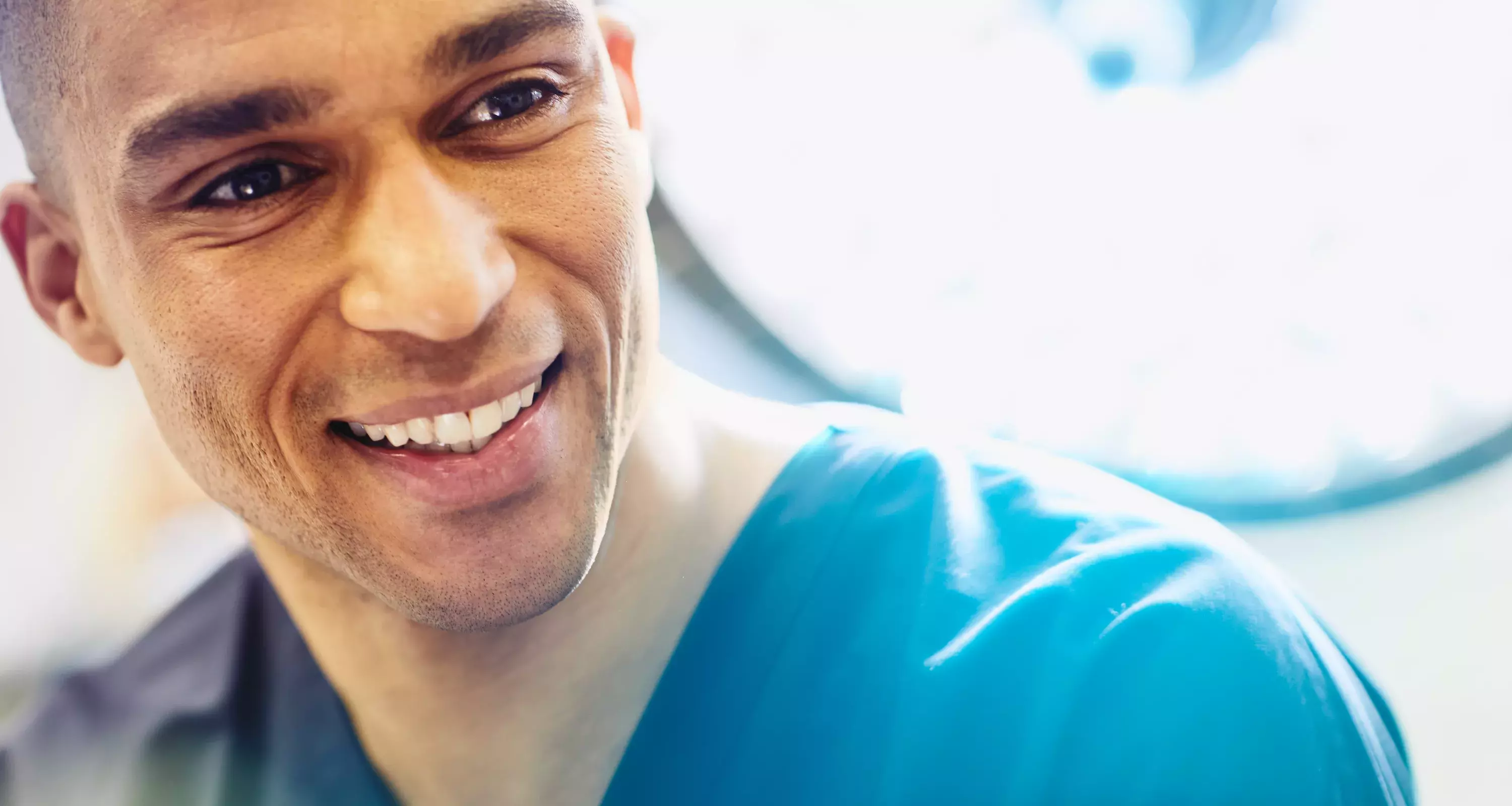 smiling medical worker